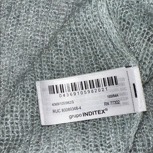 Zara Women's Mint Green Open-Front Cardigan Small - Picture 5 of 5